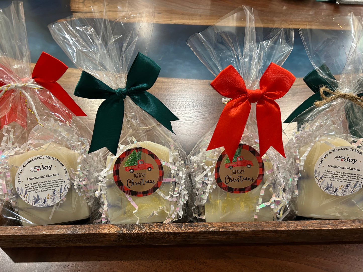 *New! Limited Christmas Collection: Tallow Frankincense & Sandalwood Bar Soap- SOLD OUT!