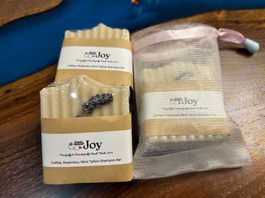 *New! Awaken & Restore Tallow Shampoo Bar: Unscented & All Natural