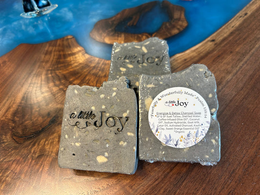 *New! Energize & Detox Charcoal Bar Soap