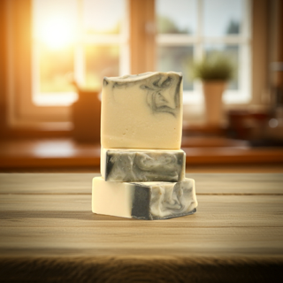 *New! Activated Charcoal Tallow Bar Soap with Goat Milk & Honey